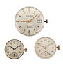 THREE ASSORTED WATCH MOVEMENTS, DIALS AND GLASSES, an unsigned automatic 25