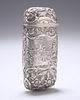 AN EARLY VICTORIAN SILVER CHEROOT CASE,?by?Joseph Willmore, Birmingham 1839