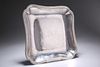 AN 18TH CENTURY FRENCH SILVER DISH, Reims, c.1781-1783, concave square form