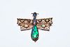 DRAGONFLY BROOCH WITH OPALS  
