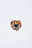 RING WITH  SAPPHIRES AND BRILLIANT CUT DIAMONDS 