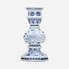 Chinese, Blue and White candle pricket