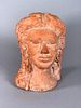 Terracotta Portrait Head, Signed J. Brown (American, 20thc.)