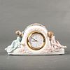 Lladro Mantel Quartz Clock, Two Sisters 01005776