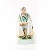 Zsolnay Pecs Porcelain Figure, Man Sitting Whittling