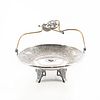 Victorian Pairpoint Silver Plated Cake Basket Stand