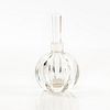 Orrefors Handcut Crystal Perfume Bottle With Dauber