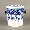 Porcelain Flow Blue Floral Master Chamber Pot