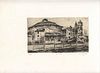 ALBERTO ZIVERI<br>Rome, 1908 - 1990<br><br>Augusteo, 1936<br>Dry-point engraving,  10,2 x 18 cm engraving (25 x 35  cm sheet)<br>Signed lower left on 