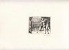 ALBERTO ZIVERI<br>Rome, 1908 - 1990<br><br>Boxe, 1940<br>Etching, 7,5 x 9,5 cm etching (24,5 x 35 cm sheet)<br>Signed lower right on the sheet: A. Ziv