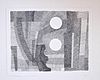 Giovanni Korompay<br><br>Venice, 1928<br>Incisione in bianco e nero su carta, 35,2 x 49,5 cm<br>Venezia is a wonderful black and white etching on pape