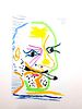 Pablo Picasso (after)<br><br>Le goût du Bonheur - 20.5.64 VII, 1998<br>Colored litograph, 32 x 24.5 cm<br>Le goût du Bonheur - 20.5.64 VII is a colore