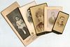 <br><br>Lot of 5 smal prints on cardboard, Naples 1880-1910<br><br>Lot of 5 prints on cardboard, Naples 1880-1910. Varius tecniques, conditions, sizes