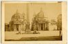 <br><br>View of piazza del Popolo, Rome 1860 circa<br><br>View of piazza del Popolo, Rome 1860 circa. Albumen CDV.<br>Very good conditions