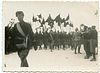 <br><br>A fascist parade, 1930 circa<br>10,5 x 8,5 cm<br>A fascist parade, 1930 circa. Aristotype<br>Very good conditions