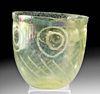 Roman Glass Cup w/ Etched Decorations