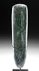 Huge / Impressive Maya Green Serpentine Celt
