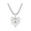 6.68-Carat Heart-Shaped Diamond Pendant Necklace