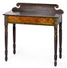 Maine painted pine dressing table, ca. 1830