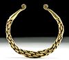 Gorgeous 9th C. Viking Twisted Gold Bracelet 