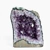 A large split geode with a deep purple amethyst interior - Courtesy William Cook Antiques, UK 