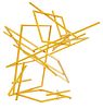 Zammy Migdal Yellow 'Square Symphony' Sculpture