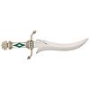 One of the True Stars of Lloyd Hale's Custom Blades is this Dagger with Large Recurve Blade and Magnificent Hilt