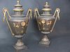 Pair of French Cast Iron Art Nouveau Urns - Courtesy Finnegan Gallery, Chicago