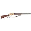 Winchester Model 1886 Rifle With Henry Marked Barrel