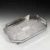 Mid-century silver plated tray, circa 1930-40 - Courtesy William Cook Antiques, UK