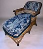 A Bar Harbor chaise lounge, circa 1910, courtesy of James Butterworth, Antique American Wicker, New Hampshire