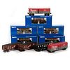O Gauge Industrial Rail Log train and freight cars