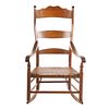 American Country Mixed-Wood Rocking Chair