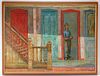 Gordon Steele Modernist Hallway Interior Painting
