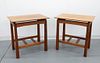 Joseph Van Benten Custom Hardwood Side Tables