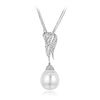South Sea Cultured Pearl and Diamond Pendant Necklace, Italian