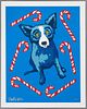 George Rodrigue (1944-2013, Louisiana), "High on Sugar," 20th c., silkscreen, 149/150, silver pen signed lower left, silver pen numbered lower right, 