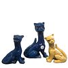 Three Torquay Pottery Cats