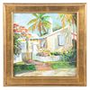 Diana Gessler. "Early Bermuda Cottage," oil