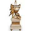 19th Cent French Marble & Ormolu Annular Clock