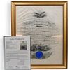 Theodore Roosevelt Signed Military Appointment