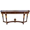 "Karges" Louis XVI Inlaid Mahogany Console table