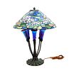 Tiffany Style Lamp with Favrile Tulips
