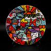 Limited Edition Romero Britto Porcelain Charger