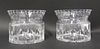 Pair Of In Style Of Waterford Fine Cut Glass Bowls