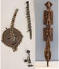 Grouping Of Antique African Metal Items.