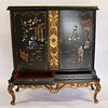 Fine Antique Chinoiserie Decorated And Marbletop