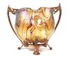 LOETZ Bronze Mounted Art Glass Vase