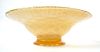 TIFFANY Favrile Bowl, Opaque Yellow