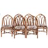 Six McGuire Dining Chairs